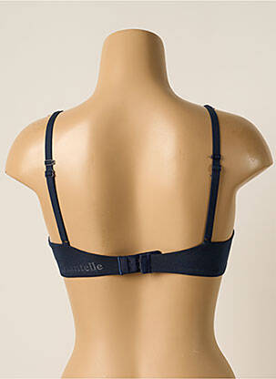 Sutien efect material satinat top sutien modelat albastru CHANTELLE femeie