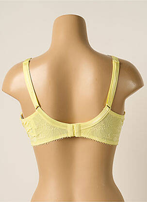 Sutien efect material satinat top sutien modelat galben CHANTELLE femeie