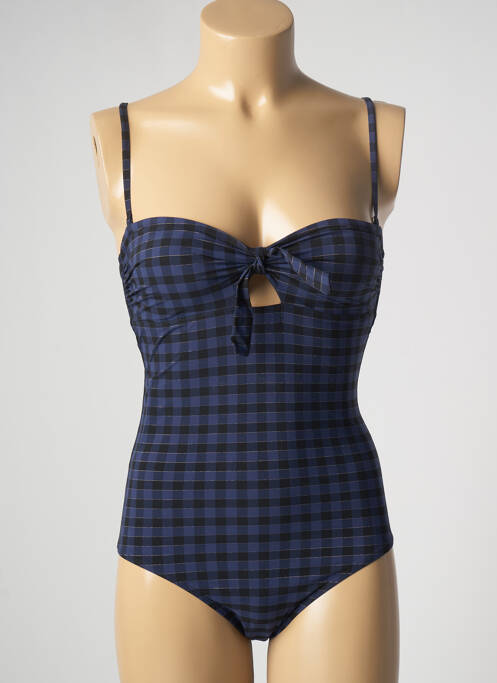 Costum de baie dintr-o singură piesă albastru SIMONE PERELE femeie