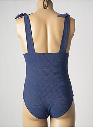 Costum de baie dintr-o singură piesă elasticitate top triunghiuri albastru SIMONE PERELE femeie