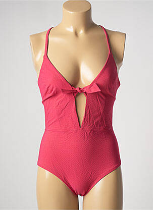 Costum de baie dintr-o singură piesă elasticitate top triunghiuri roz SIMONE PERELE femeie