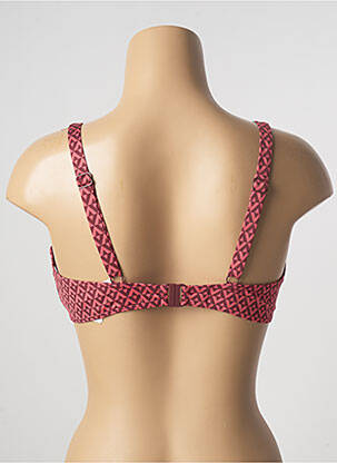 Sutien de costum de baie elasticitate sutien cupe întregi cu decolteu înalt roz SIMONE PERELE femeie