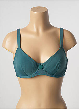 Sutien de costum de baie elasticitate sutien cupe întregi cu decolteu înalt verde SIMONE PERELE femeie