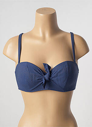 Sutien de costum de baie elasticitate top sutien push-up albastru SIMONE PERELE femeie
