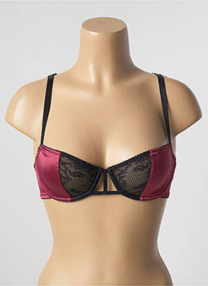 Sutien efect material satinat roșu PASSIONATA femeie