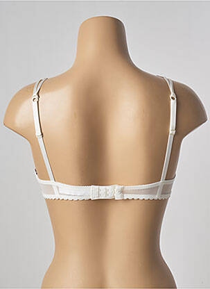 Sutien broderie sutien cupe întregi cu decolteu înalt alb PASSIONATA femeie