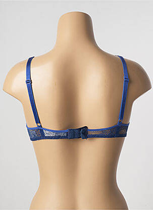 Sutien efect material satinat top sutien modelat albastru PASSIONATA femeie