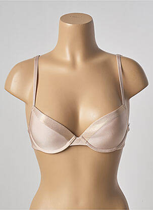 Sutien efect material satinat top sutien push-up roz PASSIONATA femeie