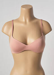 Sutien efect material satinat top sutien modelat roz PASSIONATA femeie
