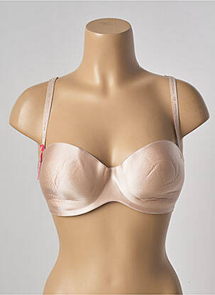 Sutien efect material satinat top sutien modelat roz PASSIONATA femeie
