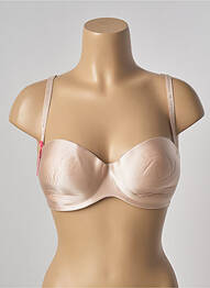 Sutien efect material satinat top sutien modelat roz PASSIONATA femeie