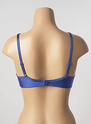Sutien efect material satinat top sutien modelat albastru ALLUMETTE femeie
