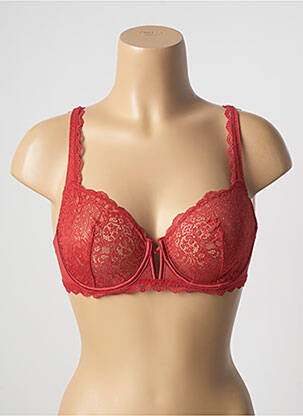 Sutien broderie sutien cupe întregi cu decolteu înalt portocalie SIMONE PERELE femeie