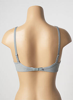 Sutien efect material satinat sutien cupe întregi cu decolteu înalt gri SIMONE PERELE femeie