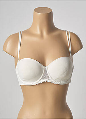 Sutien efect material satinat top sutien modelat bej SIMONE PERELE femeie