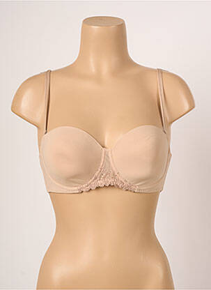 Sutien broderie top bentiță bej SIMONE PERELE femeie
