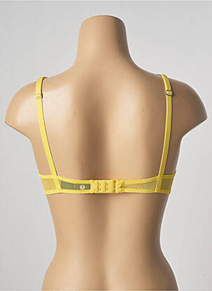 Sutien broderie top sutien modelat galben IMPLICITE femeie