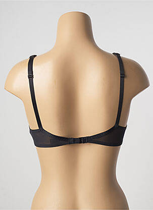 Sutien efect material satinat top sutien modelat negru IMPLICITE femeie