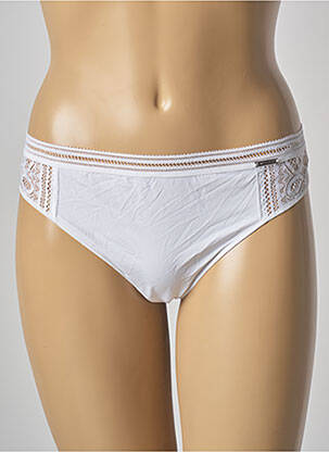 Tanga tulle transparent alb IMPLICITE femeie