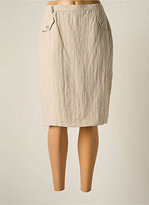 Fustă midi bej JUMFIL femeie