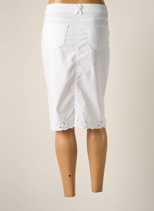 Fustă midi alb JUMFIL femeie