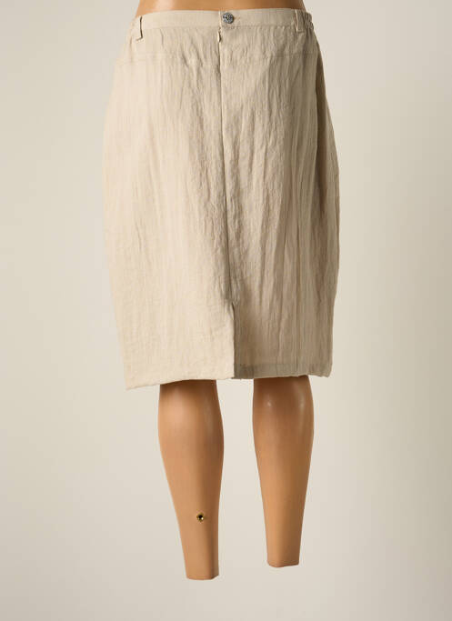 Fustă midi bej JUMFIL femeie