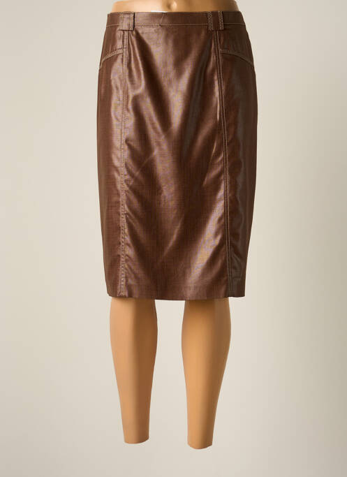 Fustă midi maro JUMFIL femeie