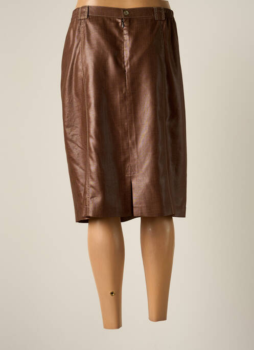 Fustă midi maro JUMFIL femeie