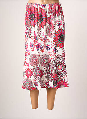 Fustă midi roz JUMFIL femeie