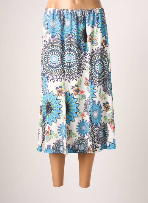 Fustă midi albastru JUMFIL femeie