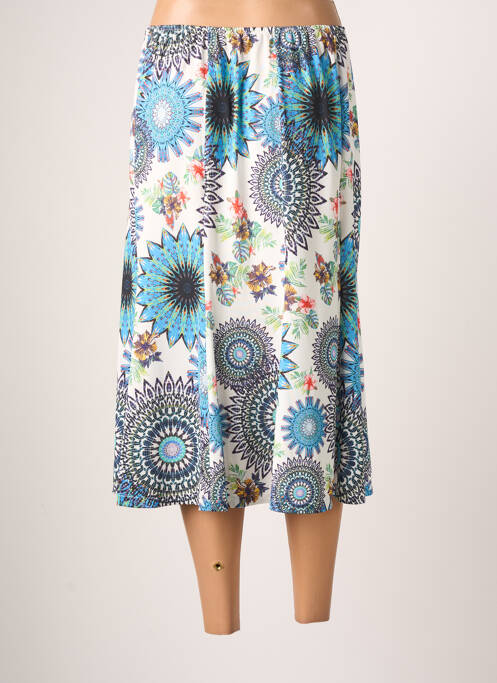 Fustă midi albastru JUMFIL femeie