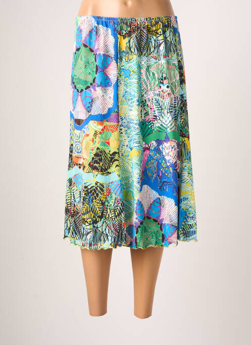 Fustă midi albastru JUMFIL femeie