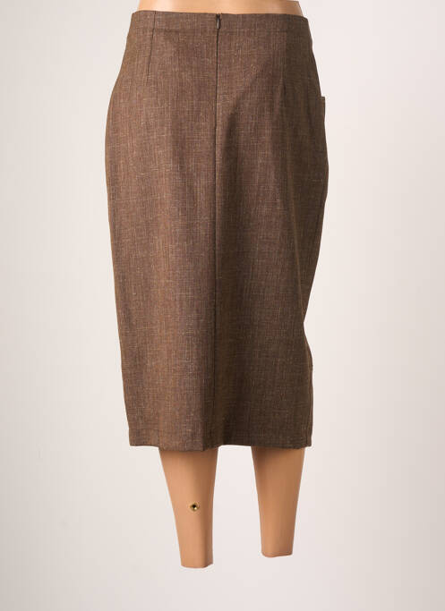 Fustă midi maro JUMFIL femeie