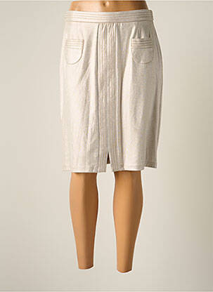 Fustă midi bej JUMFIL femeie