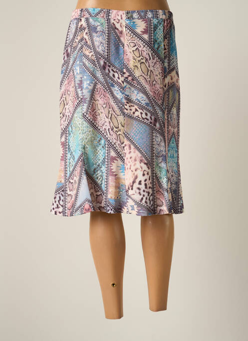 Fustă midi albastru JUMFIL femeie