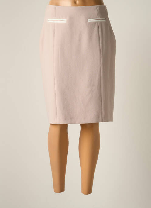 Fustă midi bej JUMFIL femeie