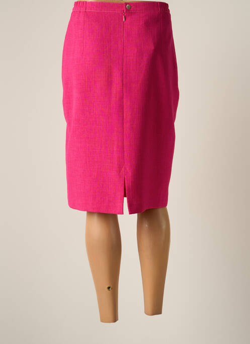 Fustă midi roz JUMFIL femeie