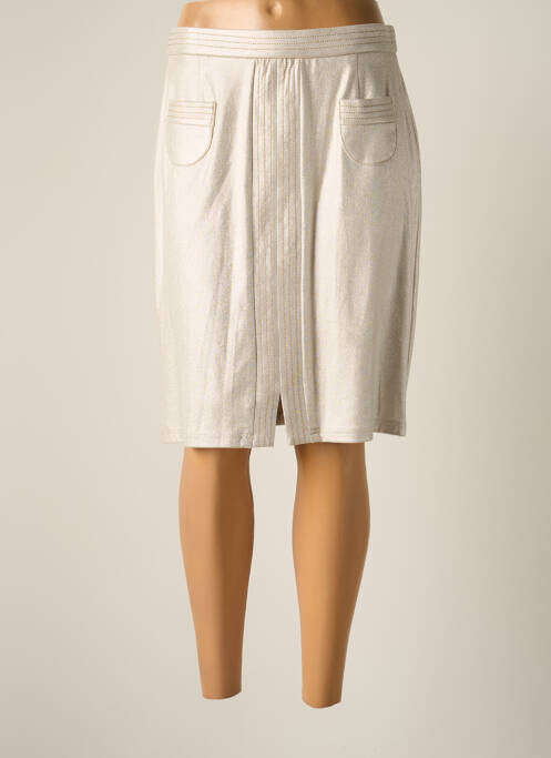 Fustă midi bej JUMFIL femeie