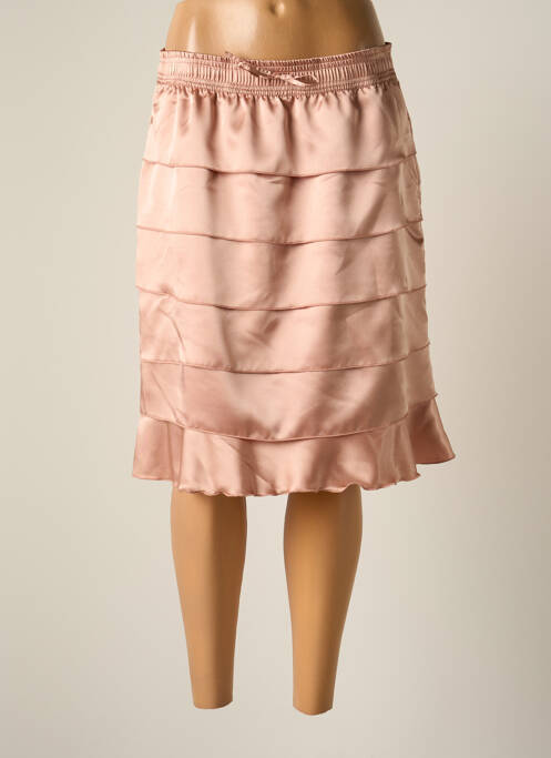 Fustă midi roz JUMFIL femeie