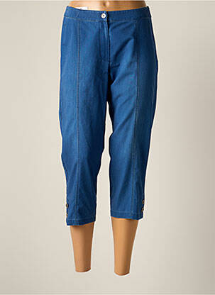 Pantalon trei sferturi albastru JUMFIL femeie