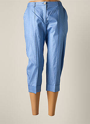 Pantalon trei sferturi albastru JUMFIL femeie