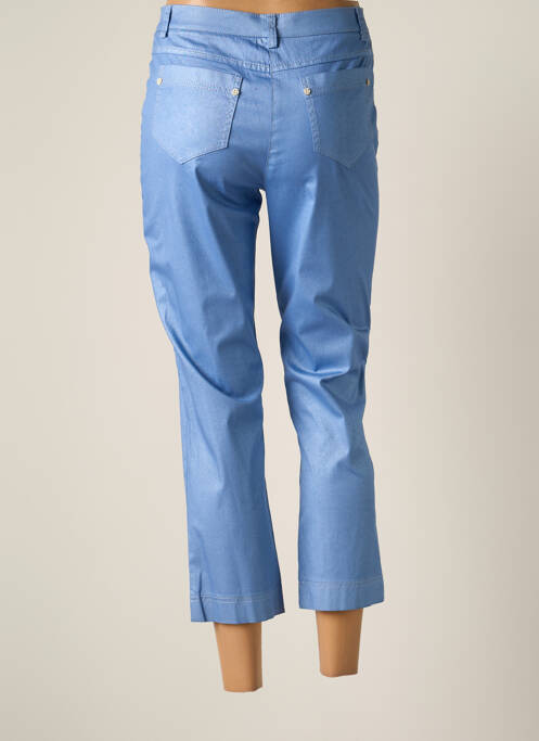 Pantalon trei sferturi albastru JUMFIL femeie