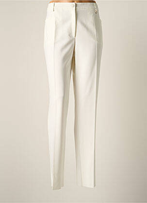 Pantalon slim alb JUMFIL femeie