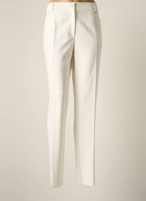 Pantalon slim alb JUMFIL femeie