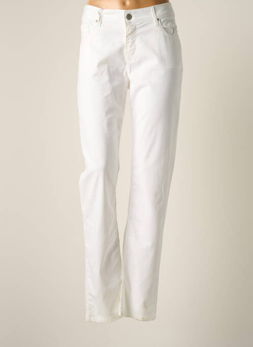 Pantalon slim alb JUMFIL femeie