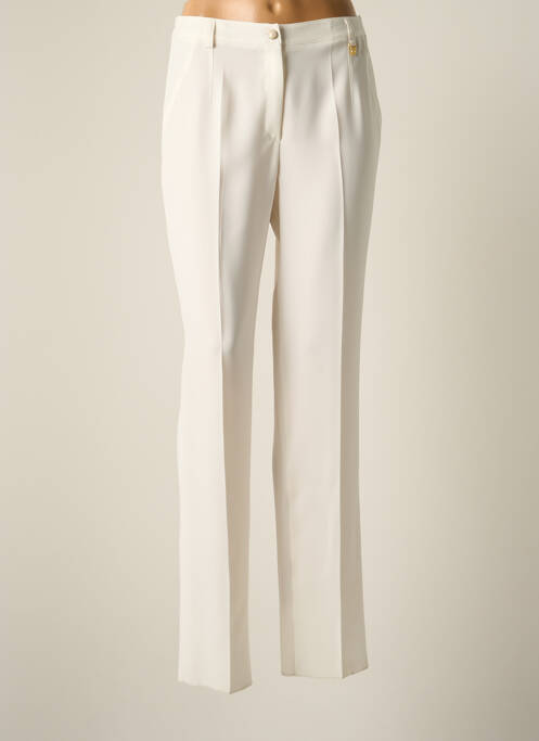 Pantalon drept alb JUMFIL femeie