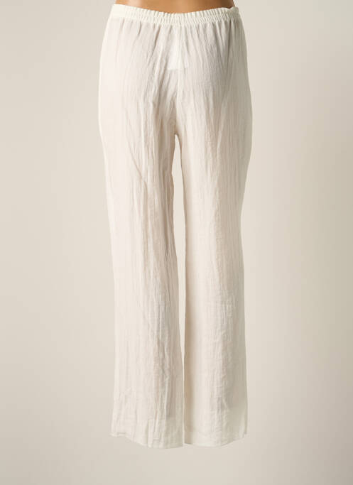 Pantalon drept alb JUMFIL femeie