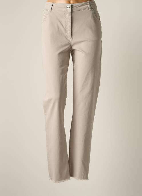 Pantalon slim gri LAUREN VIDAL femeie