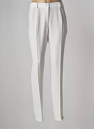 Pantalon slim alb JUMFIL femeie