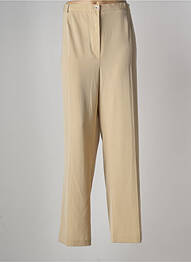 Pantalon drept țesătură crep bej JUMFIL femme